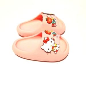 Hello Kitty slippers Size 10 little kids Beach Slides Slippers Sandals Summer.